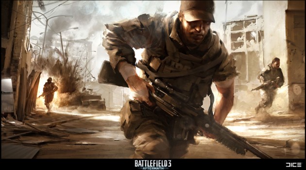 Battlefield 3 Aftermath Konzeptzeichnung