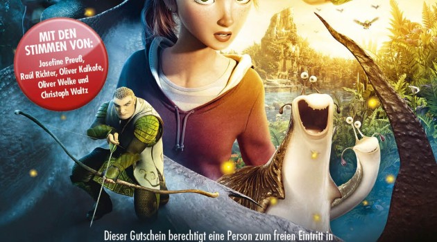 Epic - Verborgenes Königreich Kinogutschein Vorderseite