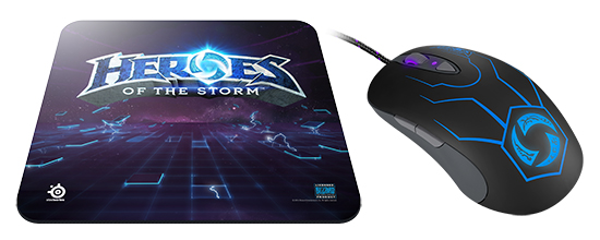SteelSeries Heroes of the Storm Gaming-Maus und Mauspad