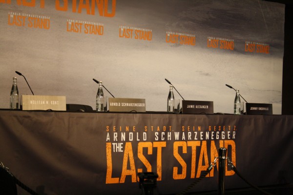 The Last Stand Pressekonferenz