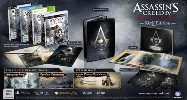 Assassin's Creed 4 Black Flag - Skull Edition