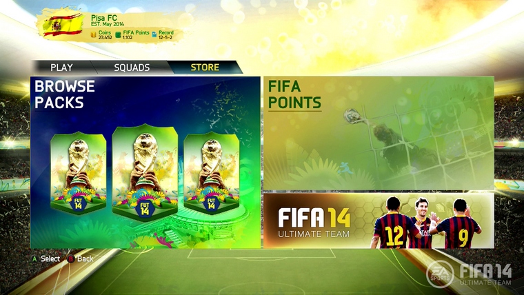 EA SPORTS FIFA Ultimate Team: World Cup als kostenloses Update für FIFA 14