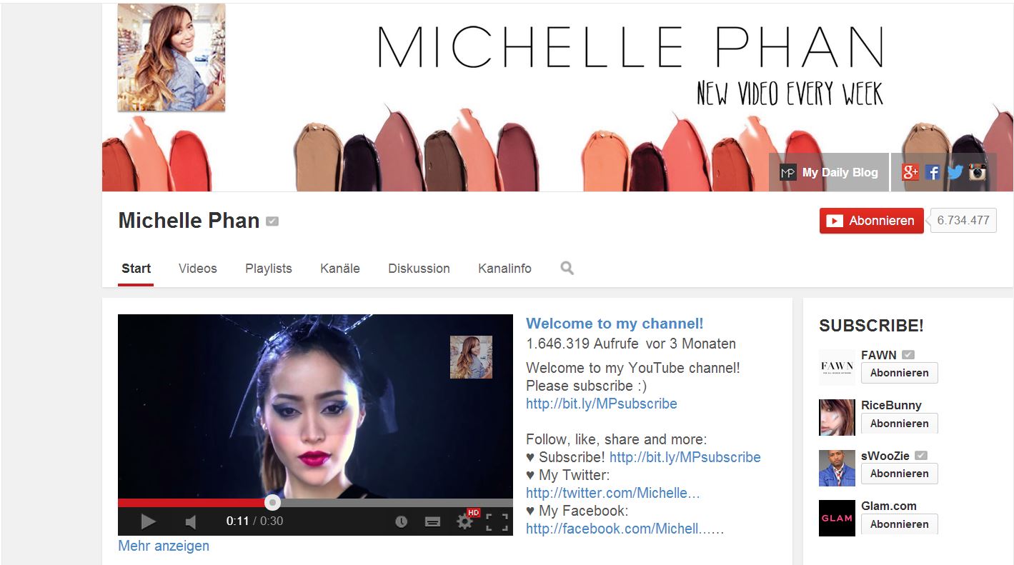 YouTube-Star Michelle Phan soll 5 Mio Euro Strafe zahlen
