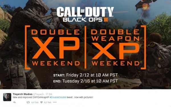 Black Ops 3 Double XP Weekend 01