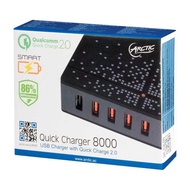 Bis zu 75 % schnelleres Aufladen – mit ARCTICs Quick & Global Charger 8000