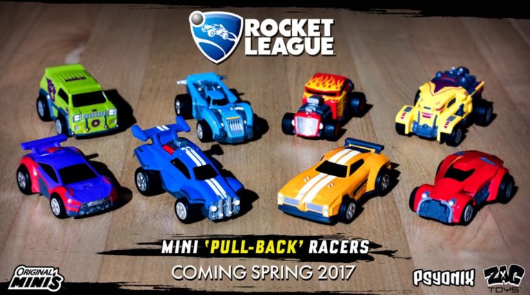 Die Rocket League Spielzeugautos kommen