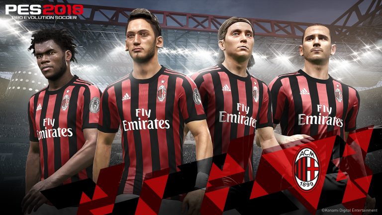 PES 2018 – AC Mailand wird offizeller Video Game Partner