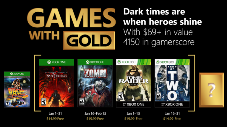 GAMES WITH GOLD Januar 2018 – Action, Abenteuer und Apokalypse