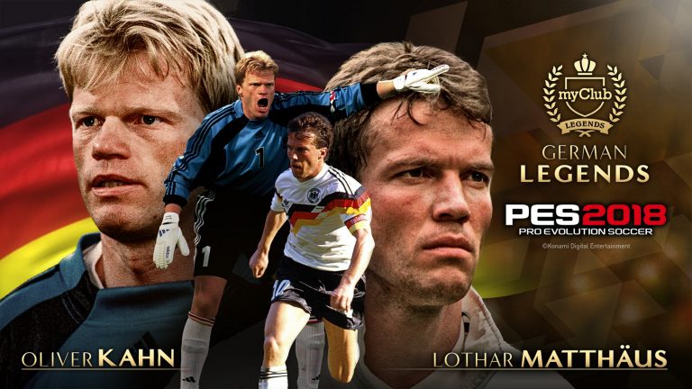 PES 2018 – Oliver Kahn und Lothar Matthäus als Legenden bestätigt