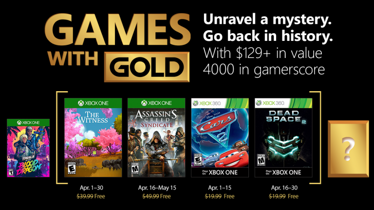 GAMES WITH GOLD April 2018 – Schöne Welten, Horror Orbit und Top Speed!