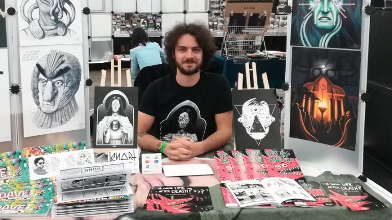 Comic Con Frankfurt – Künstlerecke mit Lenart