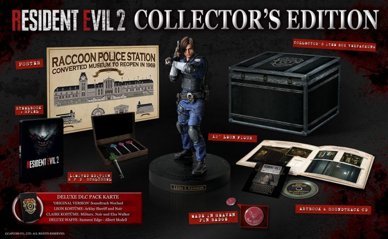 Resident Evil 2 ungeschnitten – Collector’s Edition angekündigt