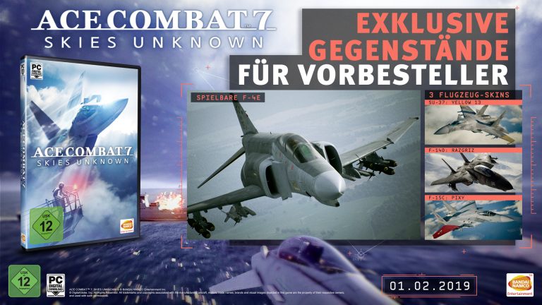 ACE COMBAT 7: Skies Unknown – Vorbestellerboni und Deluxe-Edition