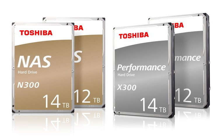 Toshiba präsentiert neue Helium-versiegelte 12TB- und 14TB-Modelle