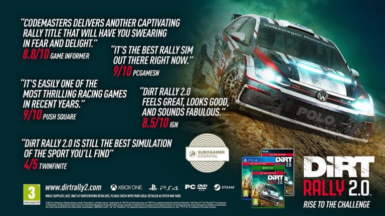 DiRT Rally 2.0 Day One Edition ab sofort im Handel erhältlich