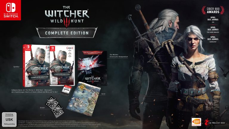 The Witcher 3: Wild Hunt Complete Edition erscheint dieses Jahr für Nintendo Switch!