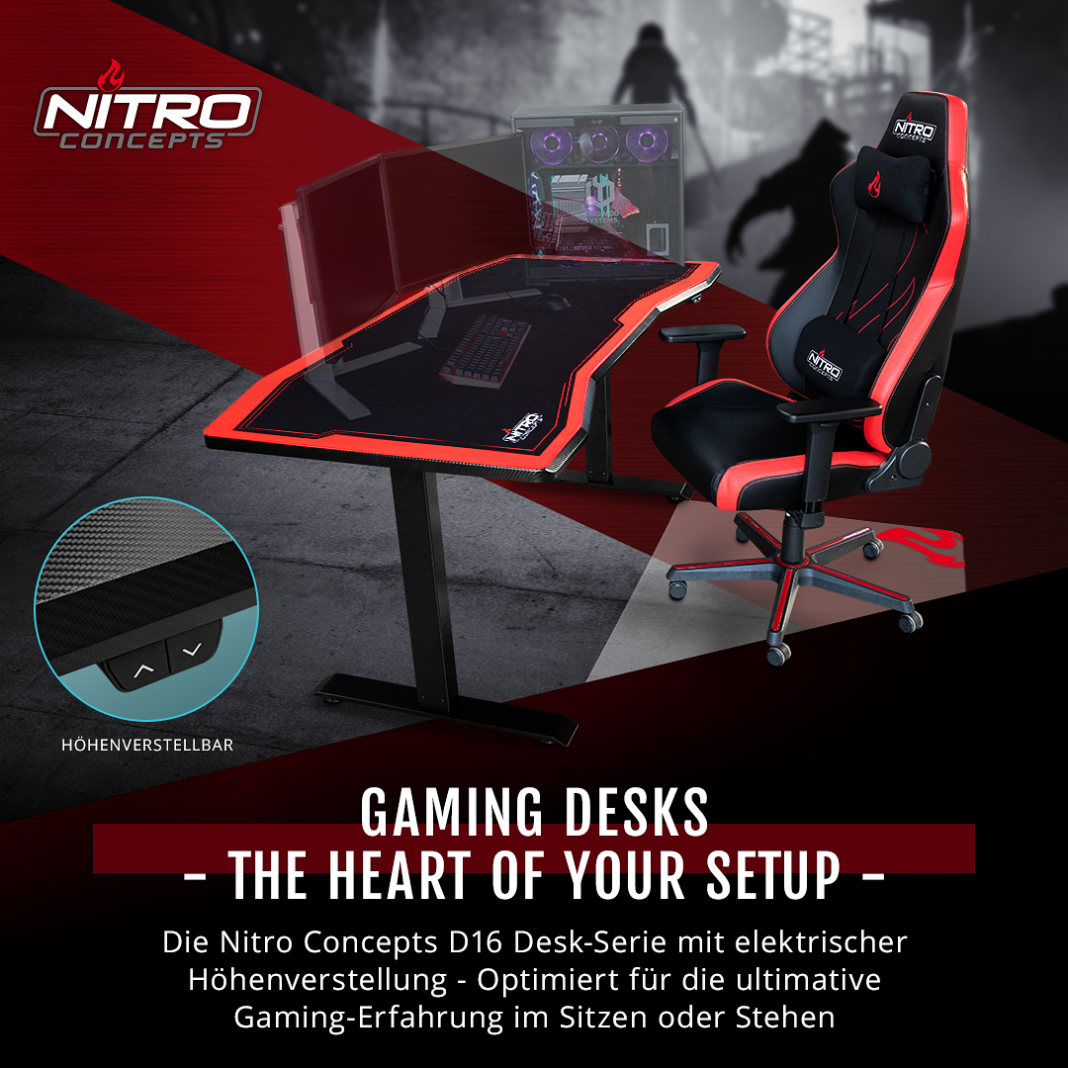 Nitro Concepts Gaming Desk