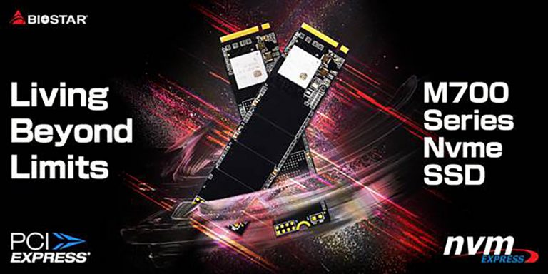 BIOSTAR bringt die neuen M700 M.2 PCIe NVMe SSDs auf den Markt