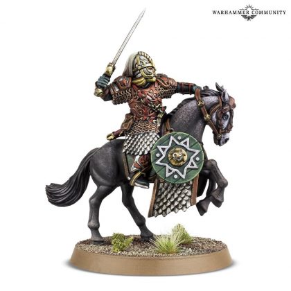 Éomir on horse with sword