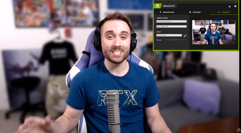 Nvidia Broadcast – Streaming wie ein Profi