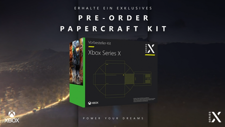 Papercraft Kit Limitierte Xbox Series X