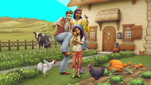 Tiere in Sims 4 Landhaus leben