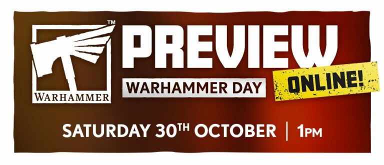 Warhammer Day mit großer Online-Preview