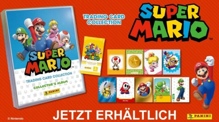 Super Mario Sammelkarten von Panini