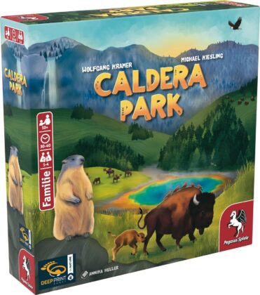Pegasus Spiele Caldera Park Vorderansicht