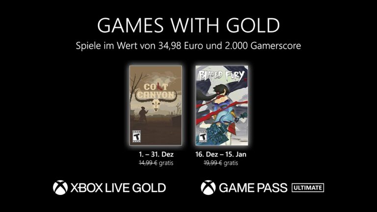 Games With Gold Dezember 2022 – Der Western wartet