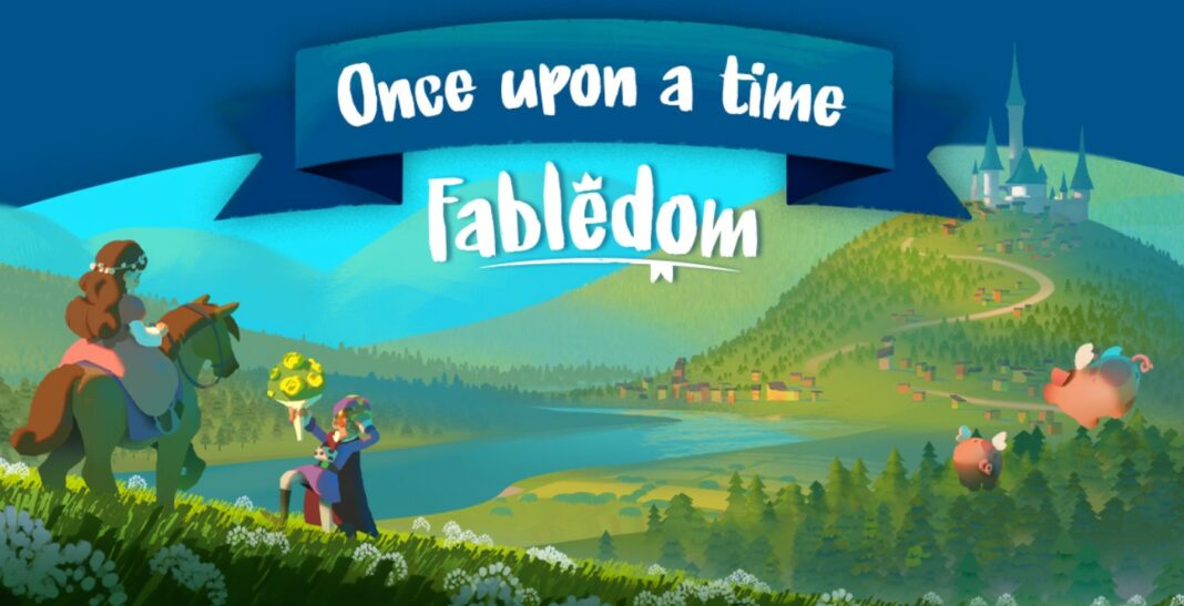 Märchenhafte Bilderbuch-Städtebausimulation Fabledom