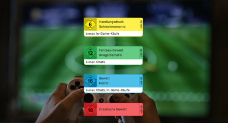 Die neuen USK-Logos mit Hinweisbox