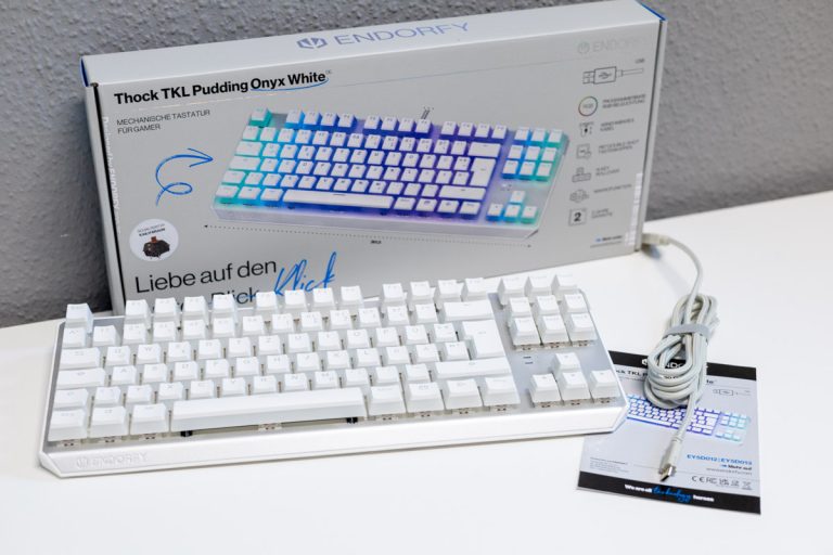 ENDORFY Thock TKL Onyx White Pudding – Test/Review