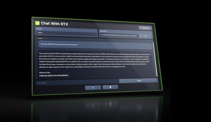Chat with RTX Beta start