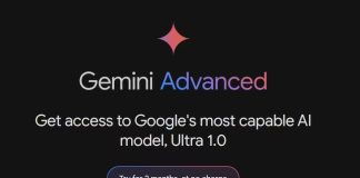 Gemini Advanced start
