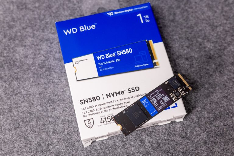 WD Blue SN580 NVMe SSD 1 TB – Test/Review