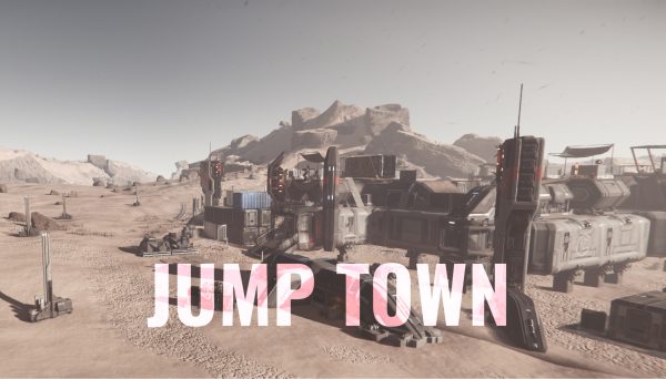  Das berüchtigte Jump Town, ein temporäres Event in Star Citizen, bei dem Spieler um wertvolle Drogenpakete kämpfen. Verschiedene Taktiken und Strategien sind erforderlich, um hier erfolgreich zu sein.