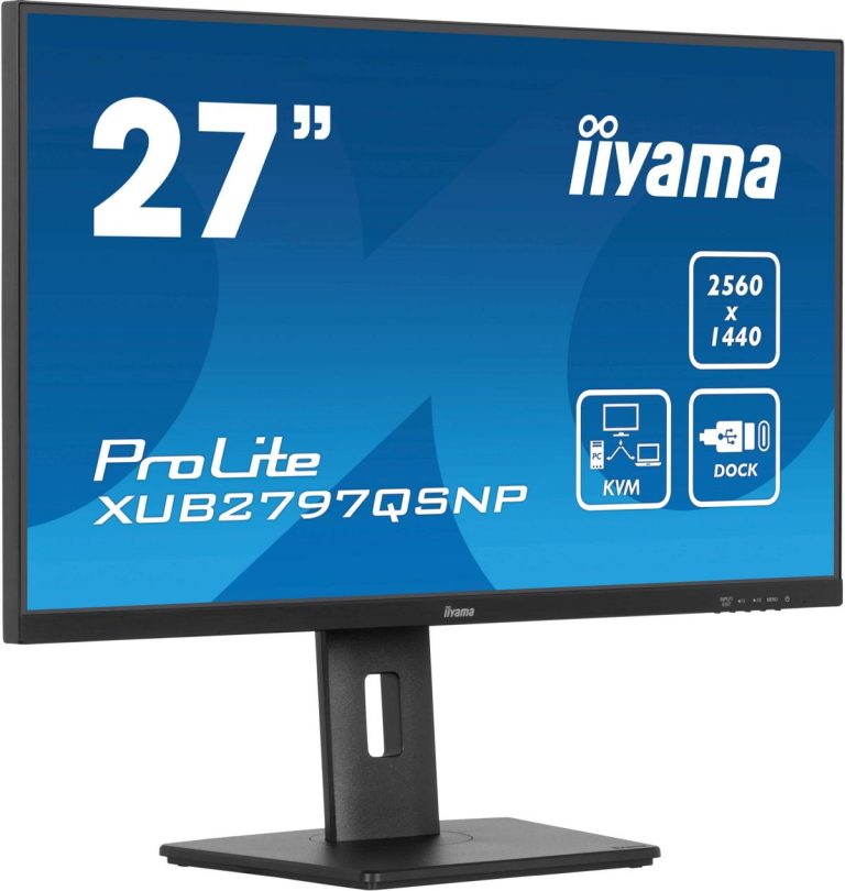 Der iiyama PROLITE XUB2797QSNP-B1 – Effizient, Komfort und technische Raffinesse