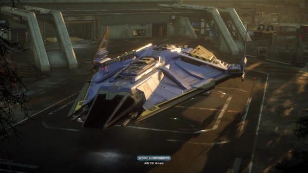 Star Citizen RSI Zeus II CL gelandet