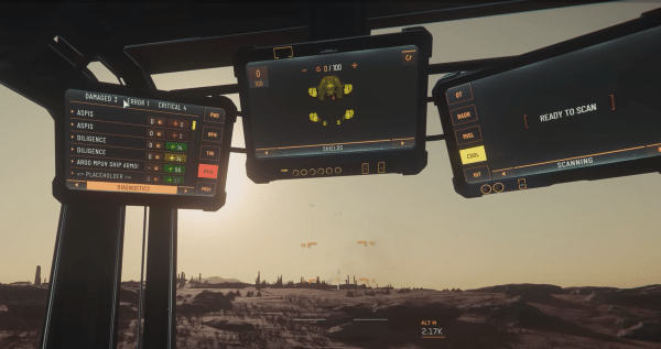 Star Citizen neue MFDs Bodenfahrzeuge