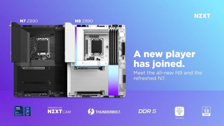 NZXT kündigt das N9 Z890 und N7 Z890 an