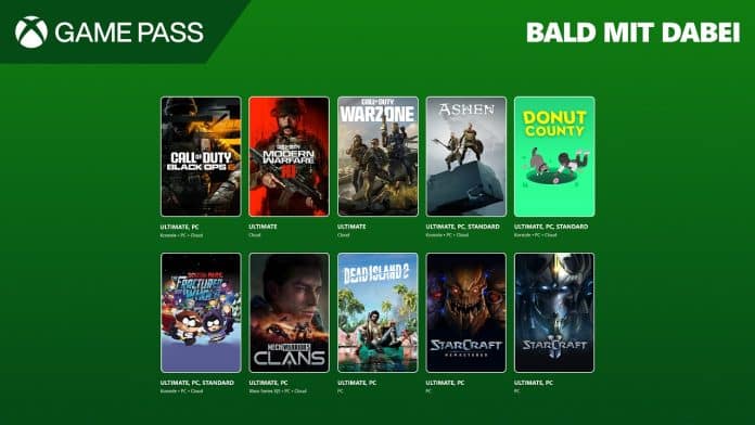 Game Pass Oktober 2024