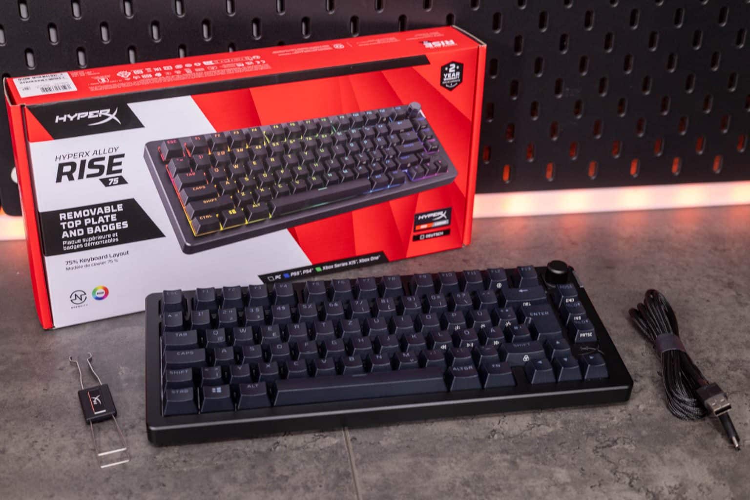 HyperX Alloy Rise 75 - Test/Review - game2gether