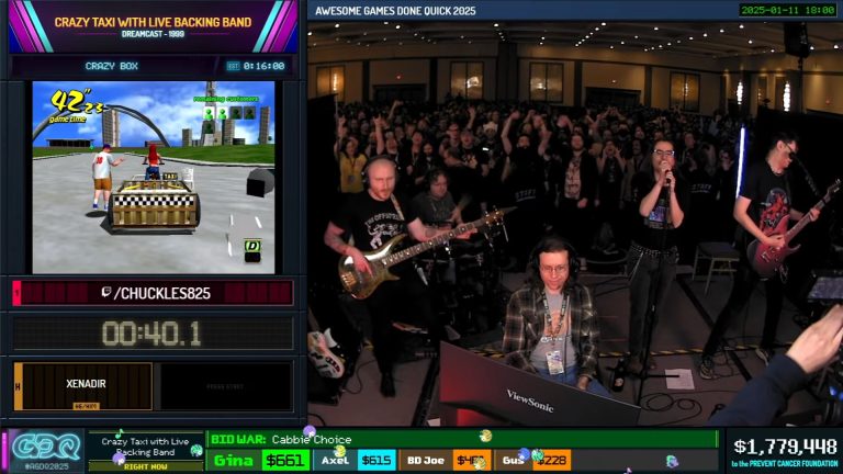 AGDQ 2025 mit Crazy Liveband Auftritt – yeah, yeah, yeah, yeah