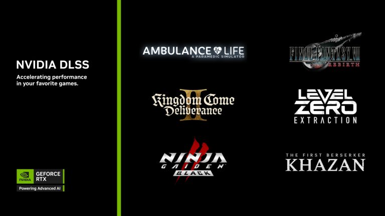 NVIDIA News: DLSS in Kingdom Come: Deliverance II und mehr