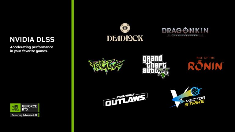NVIDIA News: GeForce RTX 5070 und neue DLSS-Titel