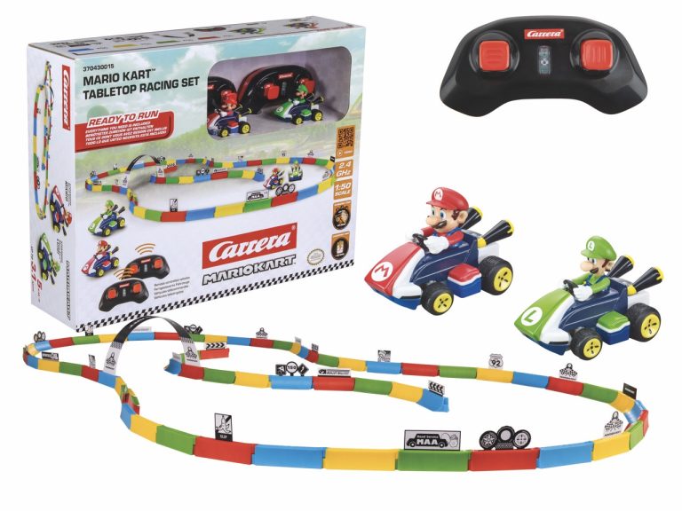 Volle Rennaction mit Mario Kart und Carrera RC