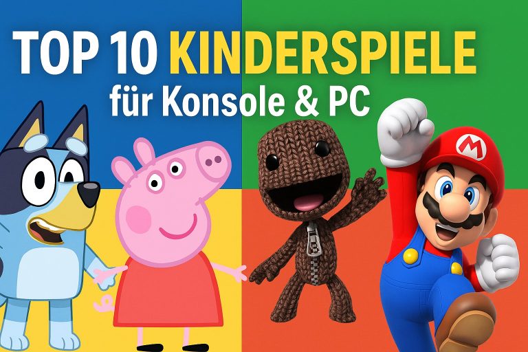 Top 10 Kinderspiele für Konsole & PC