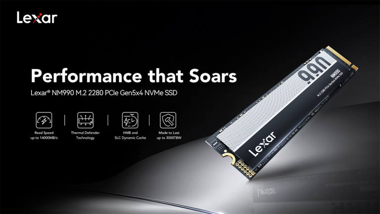 Lexar stellt NM990 PCIe 5.0 NVMe SSD vor