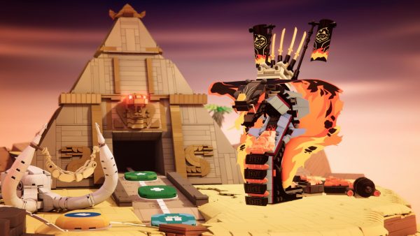 LEGO Ninjago Schlange vor Pyramide